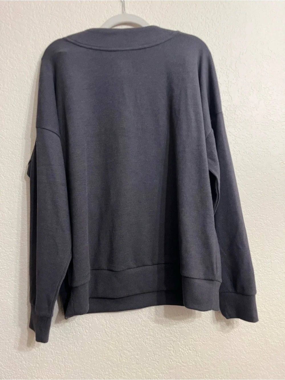 Comfy soft Felina V-Neck Sweater - Slate Gray